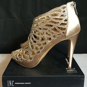 Beautiful Bisque Evening Booties